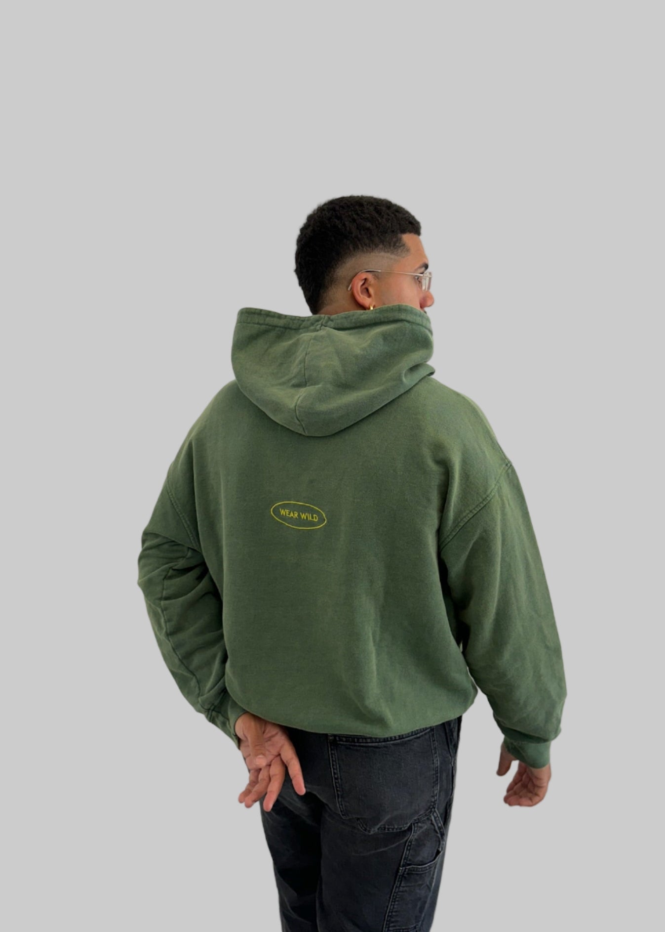 Washed Green Hoodie