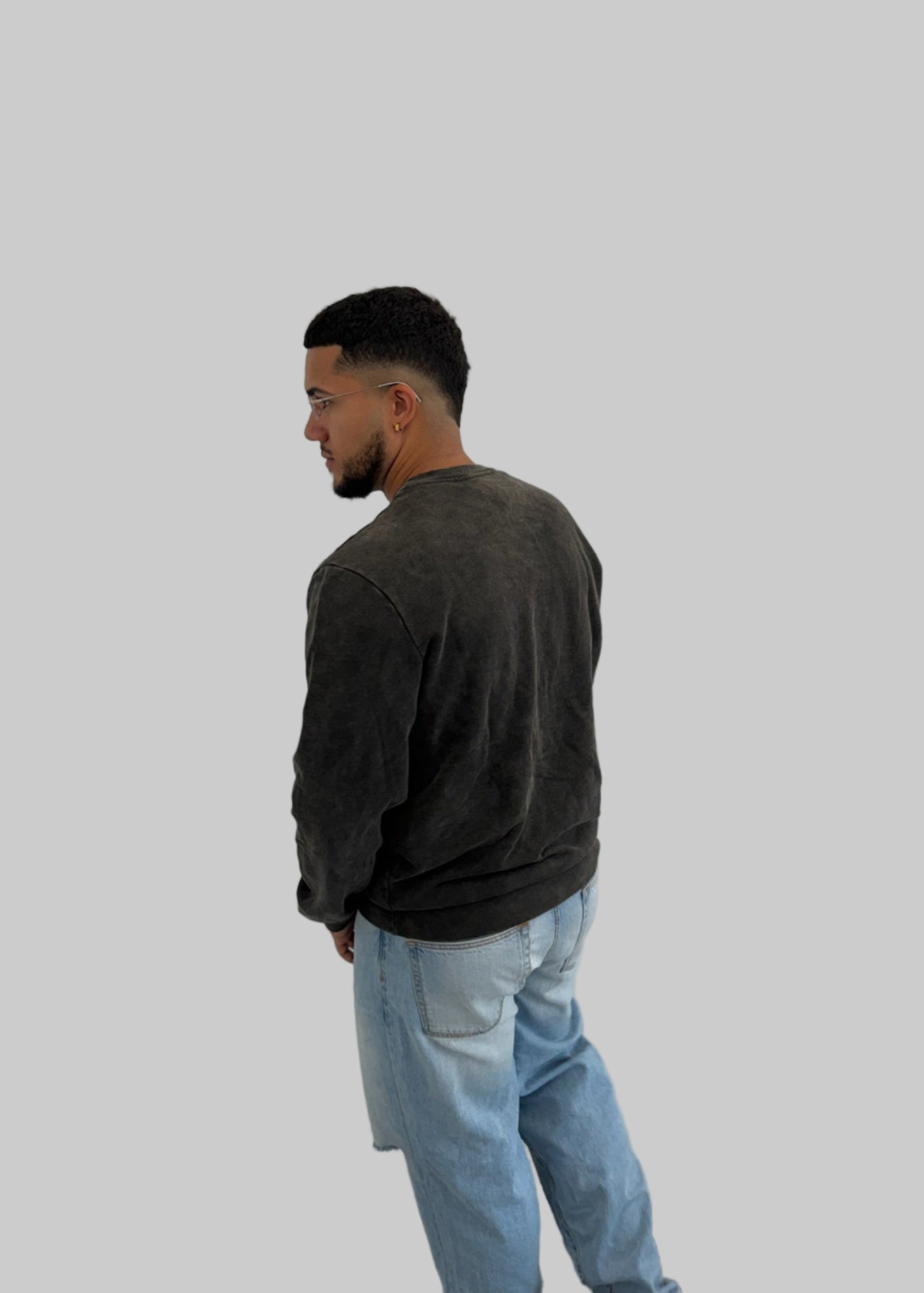 Washed Black Sweater