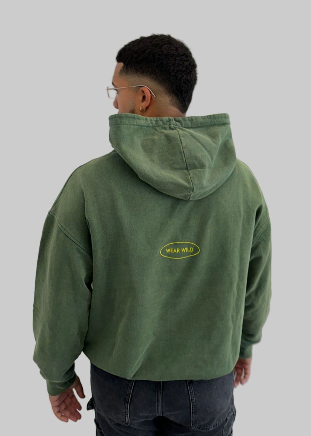 Washed Green Hoodie