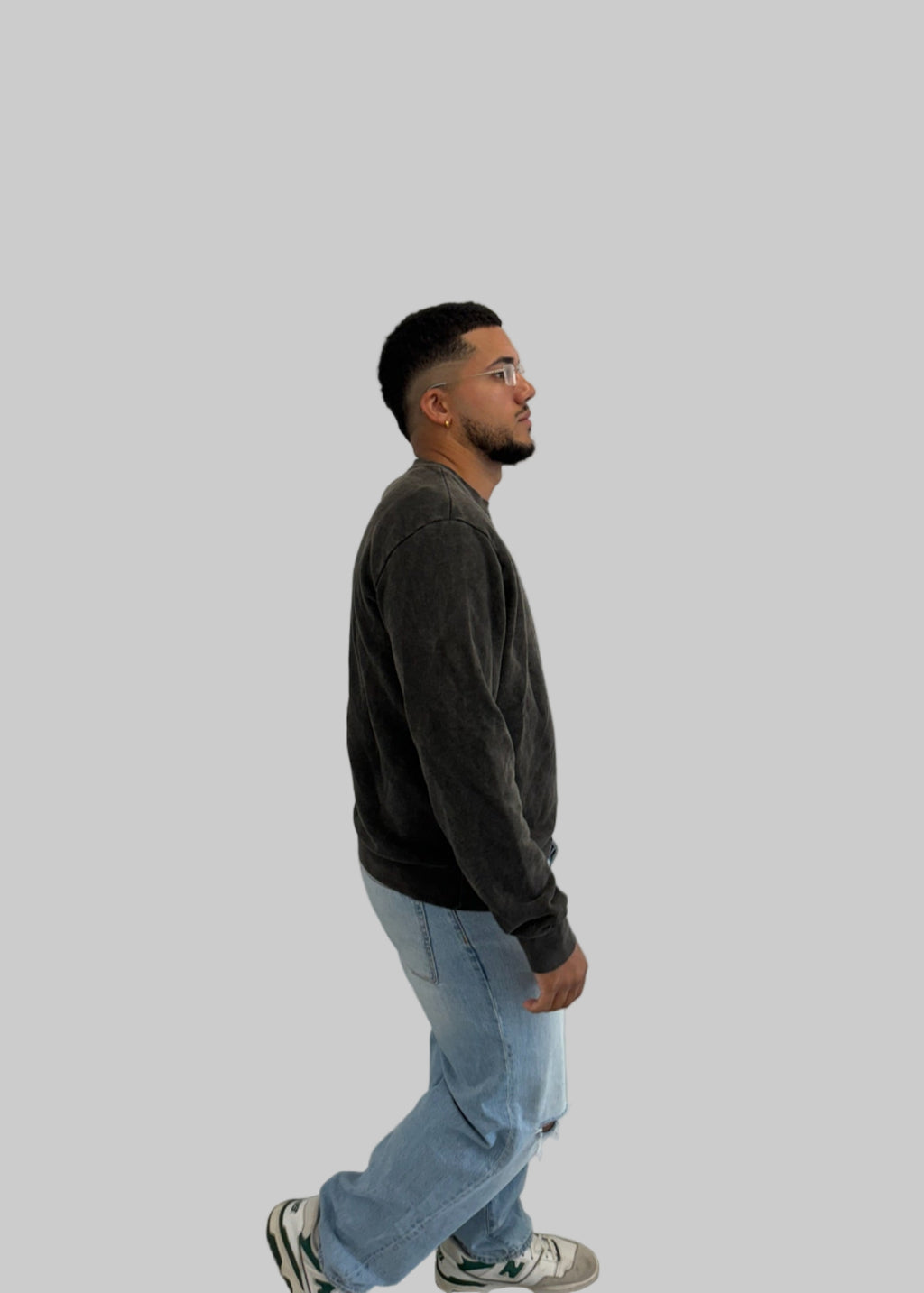 Washed Black Sweater