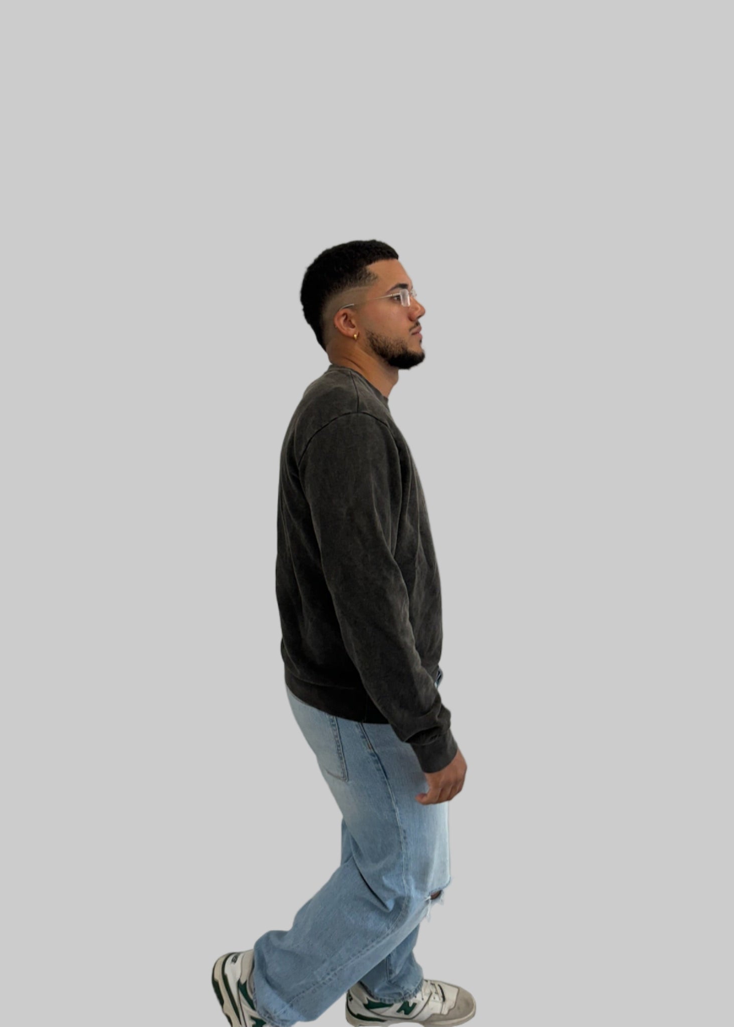 Washed Black Sweater