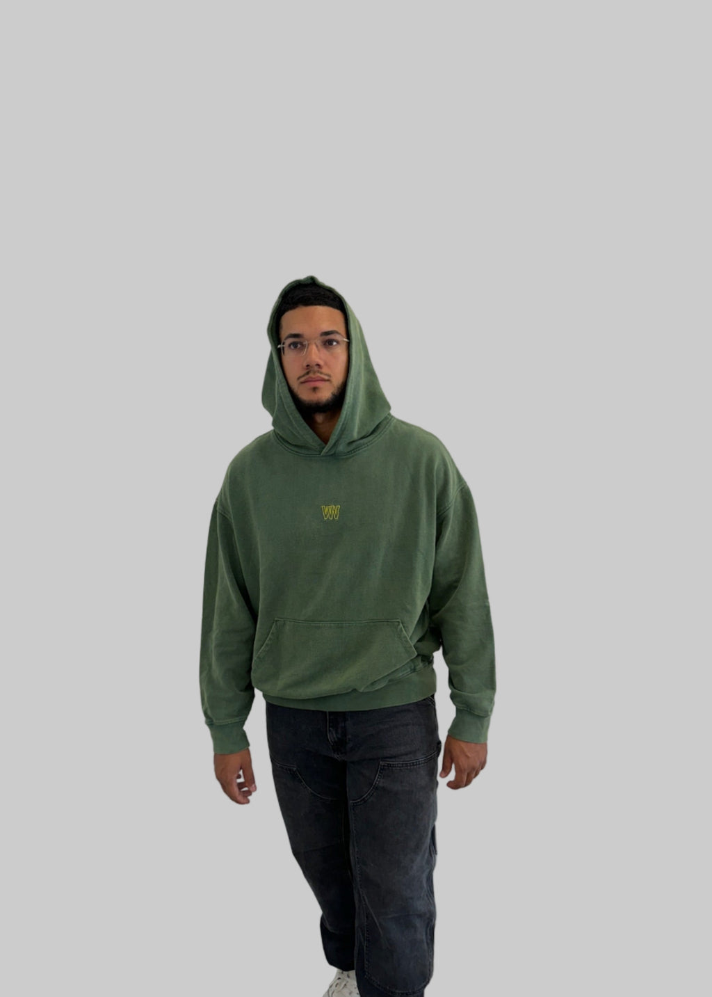 Washed Green Hoodie
