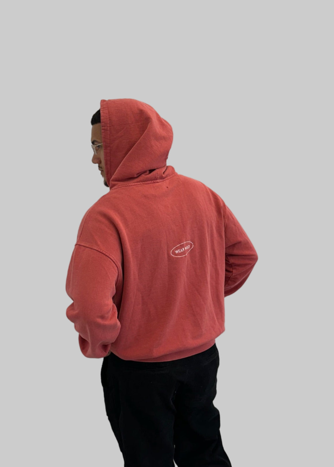 Washed Red Hoodie
