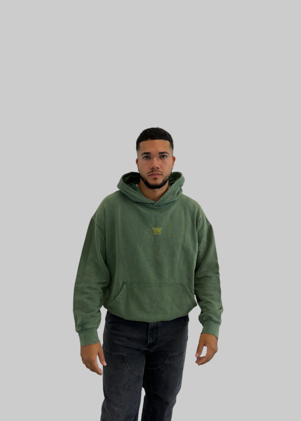Washed Green Hoodie