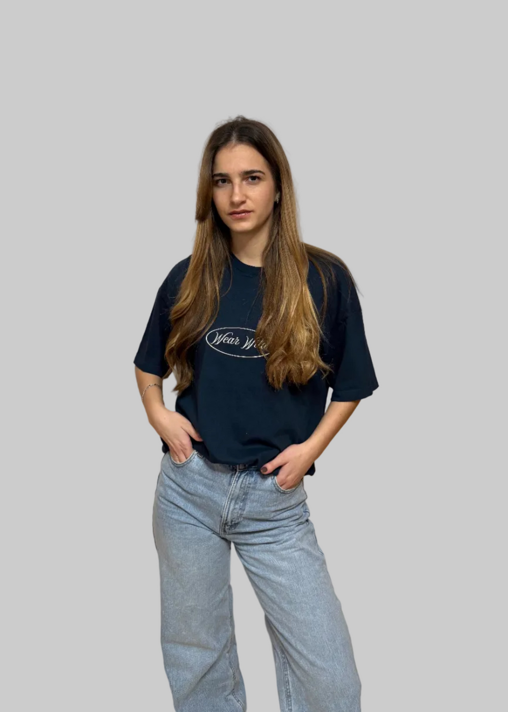 Old money blue Tshirt